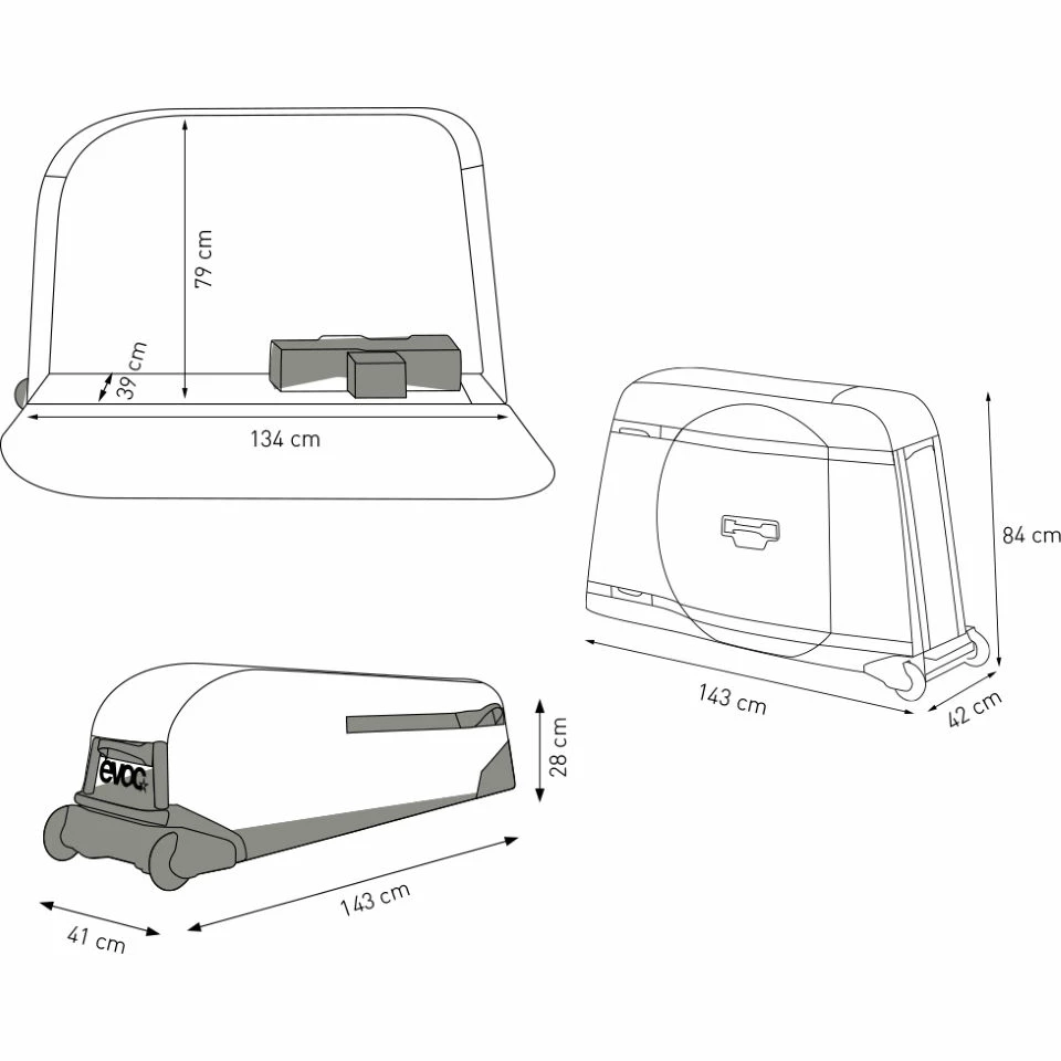 Evoc Bike Travel Bag XL (320L) – Image 6