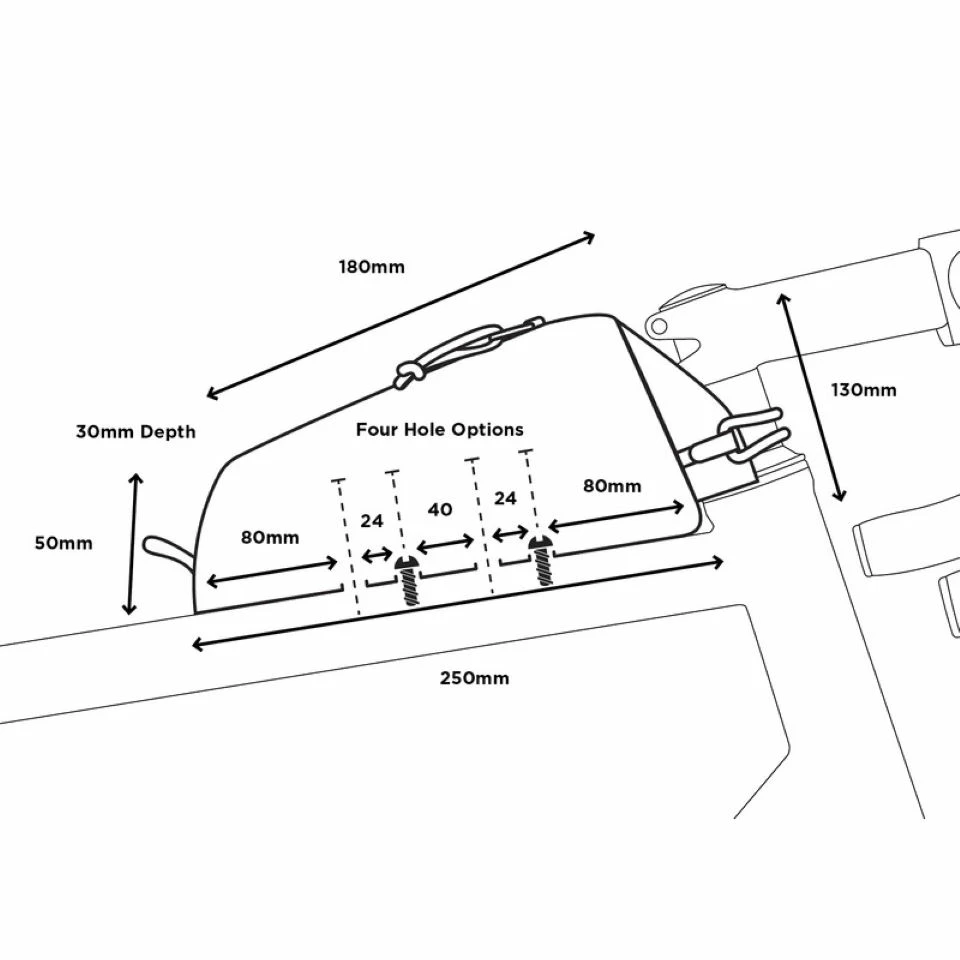 Sacoche De Tube Supérieur Restrap Bolt On – Image 8